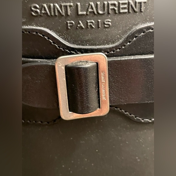 Saint Laurent Black Rain & Snow Boots - Picture 6 of 9